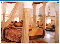 Guest Room at Hotel Samode Palace Jaipur
